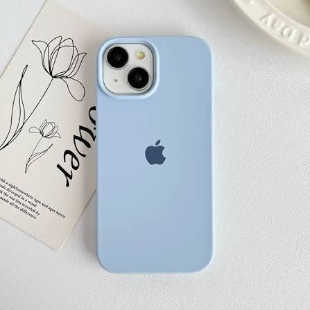 CAPA SILICONE CASE IPHONE 16 PLUS AZUL BEBÊ