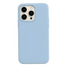 CAPA SILICONE CASE 16 PRO MAX AZUL PASTEL