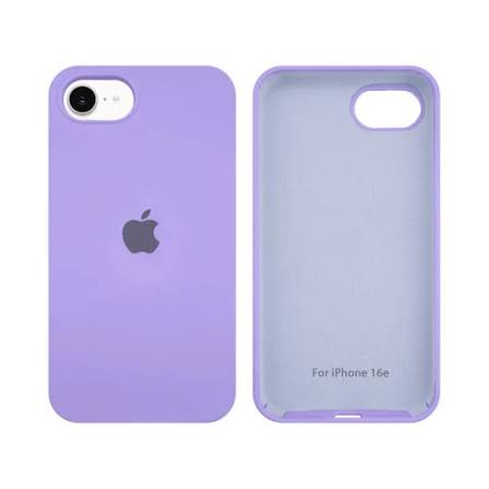 CAPA SILICONE CASE IPHONE 16E LILAS